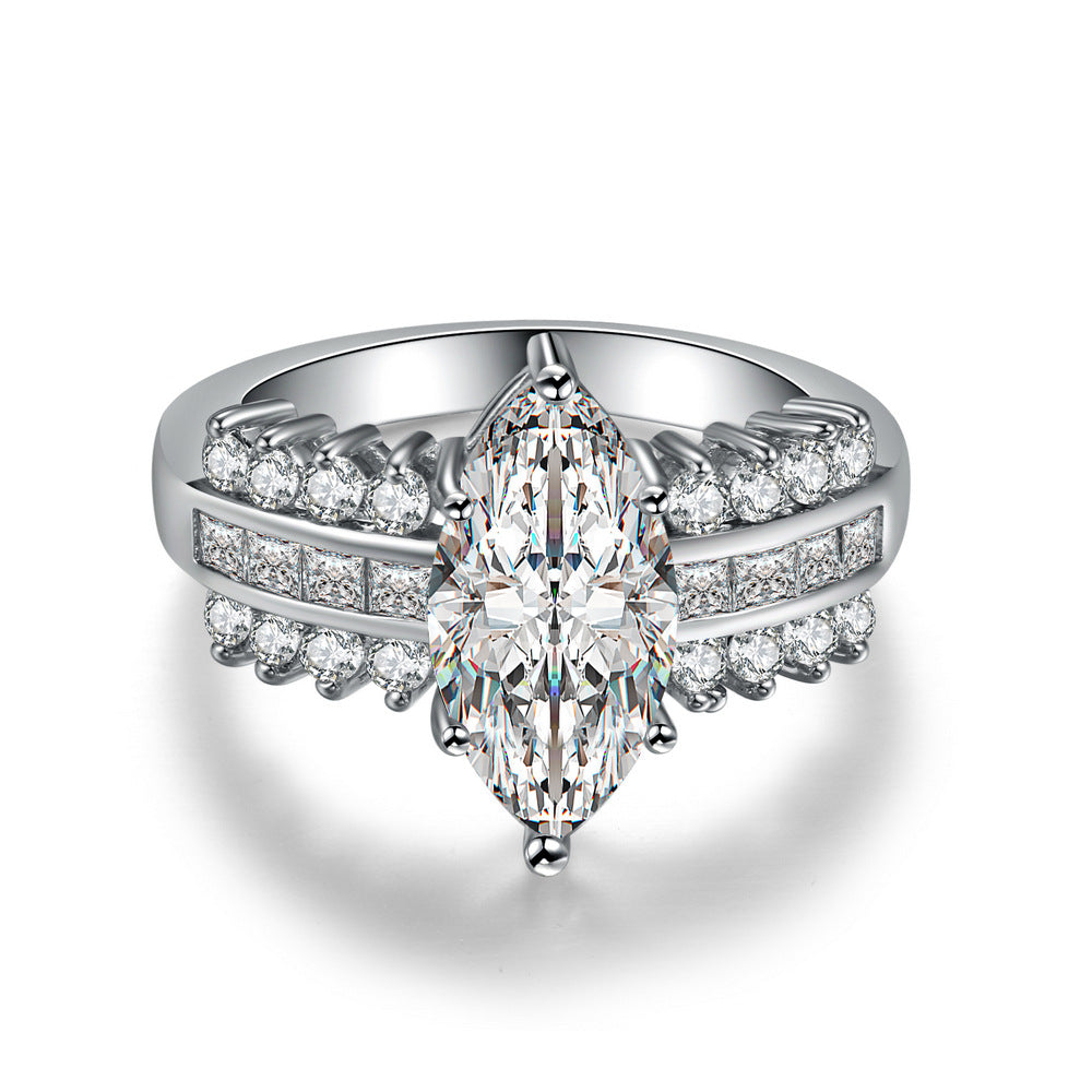 Bague Odette Mercer | Or Blanc