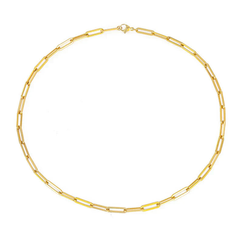 Collier Chaîne Élégant Archen | Or Blanc