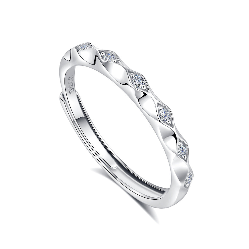 Bague Lucienne Ardent | Or Blanc