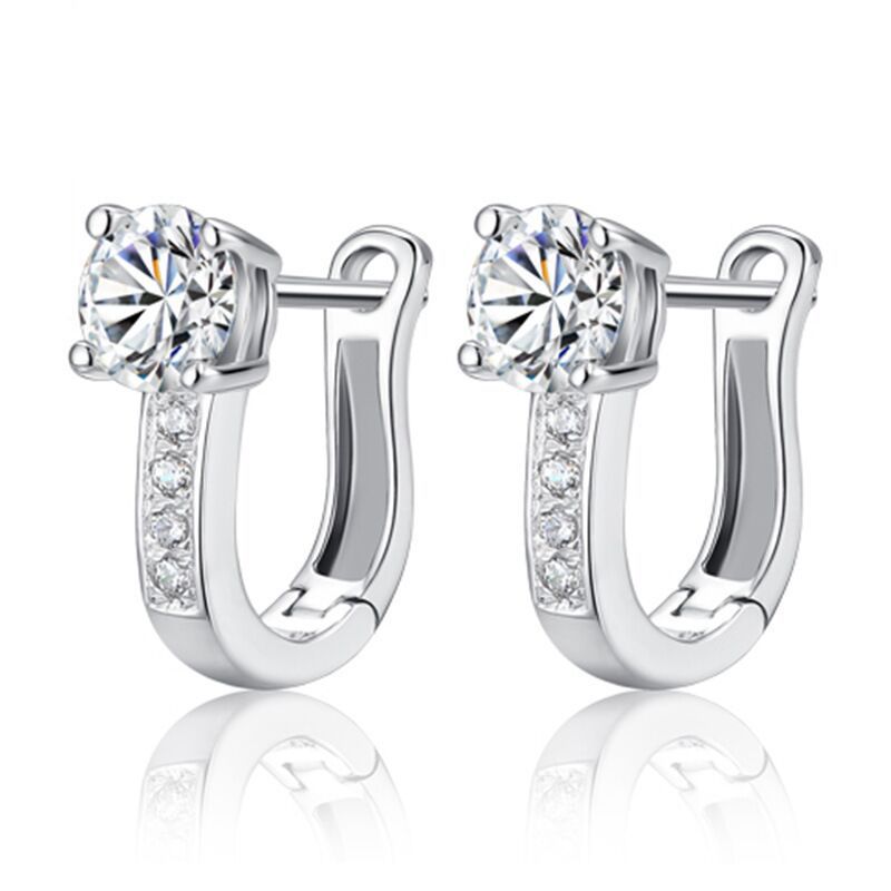 Boucles d'oreilles Noelle | Or blanc