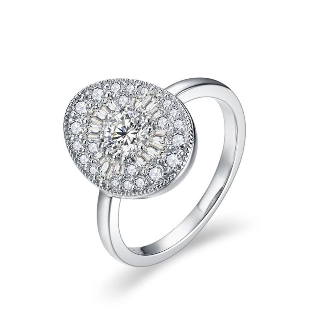Bague Daya | Or blanc