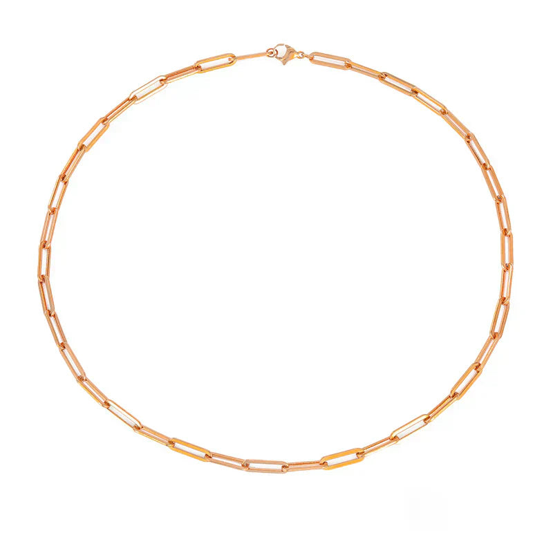 Collier Chaîne Élégant Archen | Or Blanc