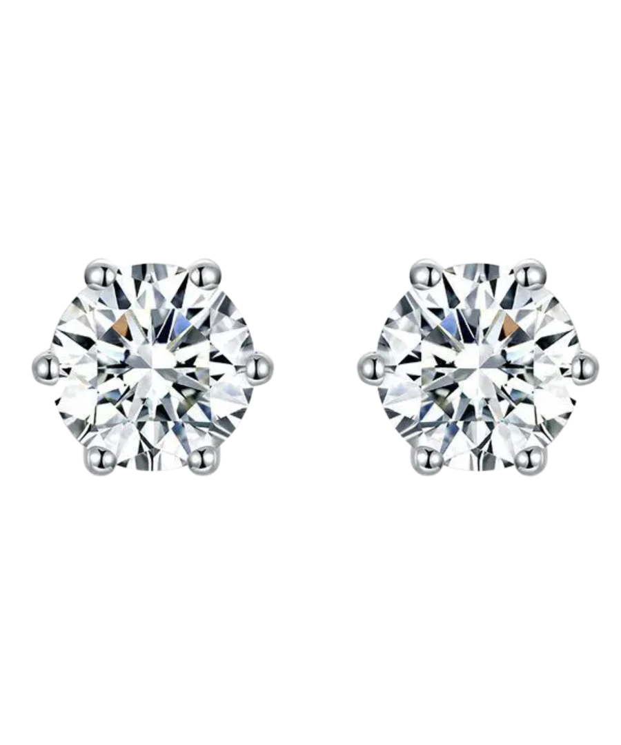 Boucles d'oreilles Destinee | Or blanc